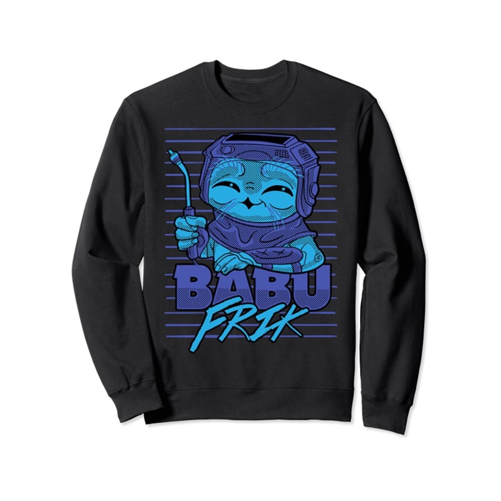 Star Wars: The Rise Of Skywalker Babu Frik Cute Smile Sweatshirt